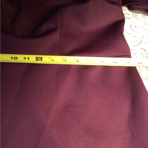 NEWT ELOQUII PLUM SCUBA DRESS SIZE 16 FLARE BELL SLEEVES ( plus size ) - Picture 14 of 15